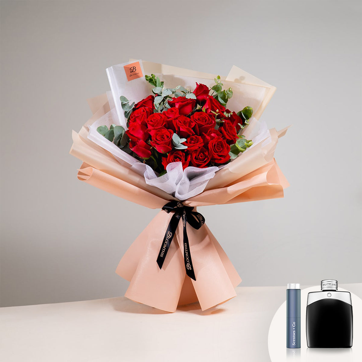 [BloomThis] Ashley Red Rose Bouquet Package