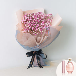[BloomThis] Janice Baby's Breath Bouquet Package
