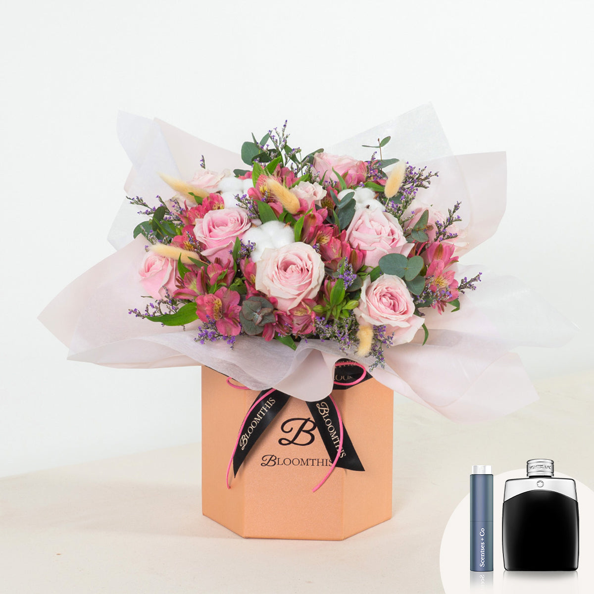 [BloomThis] Esmerelda Pink Rose Flower Box Package