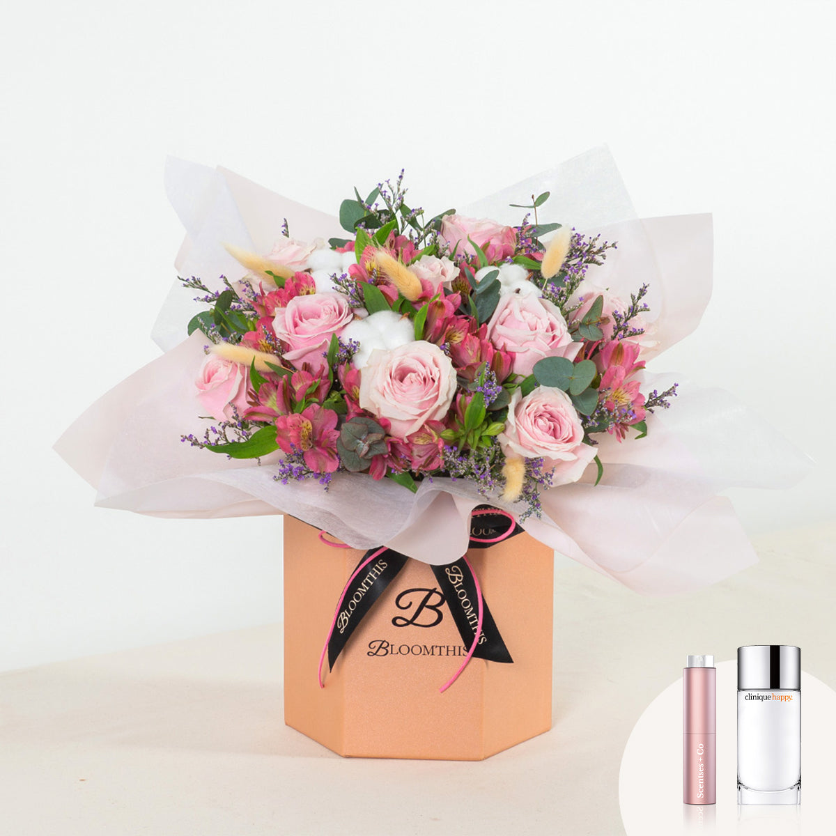 [BloomThis] Esmerelda Pink Rose Flower Box Package