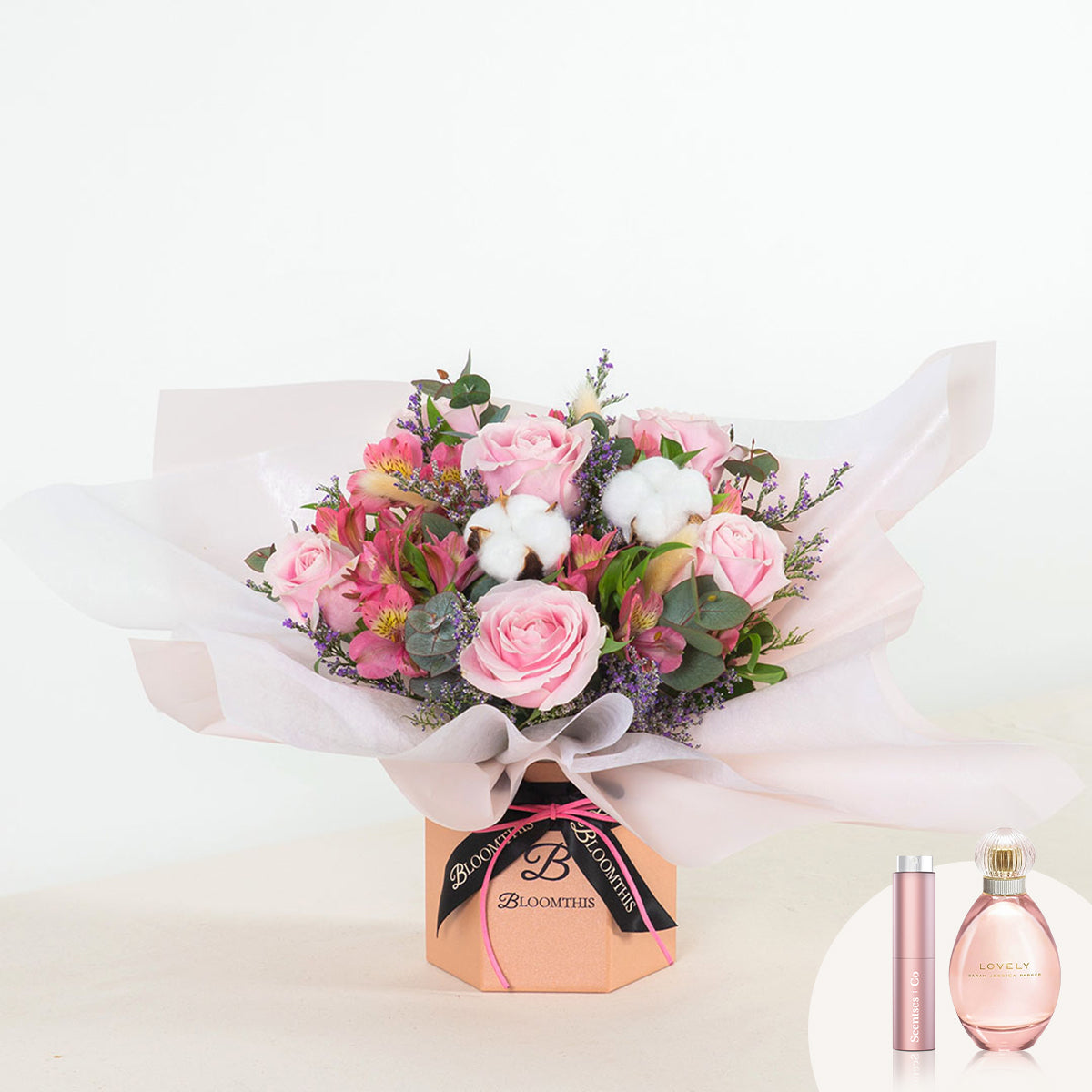 [BloomThis] Esmerelda Pink Rose Flower Box Package