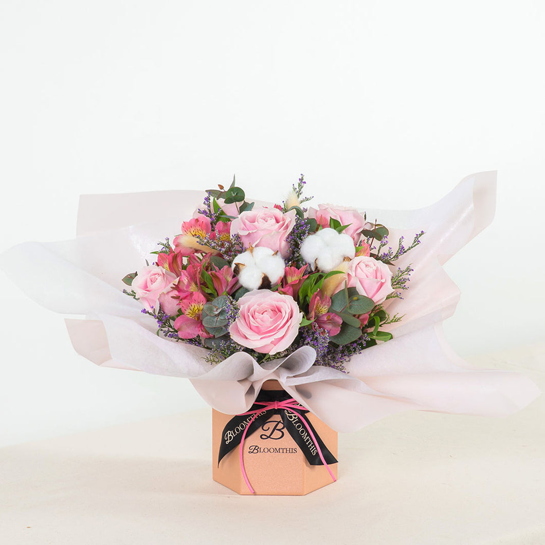 [BloomThis] Esmerelda Pink Rose Flower Box