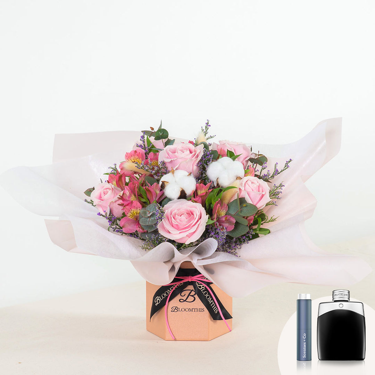 [BloomThis] Esmerelda Pink Rose Flower Box Package