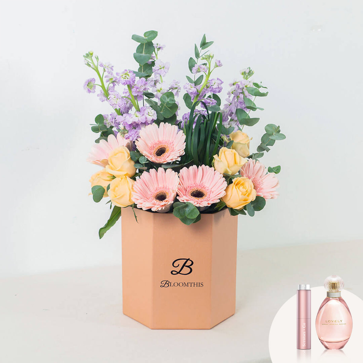 [BloomThis] Naomi Pink Gerbera Flower Box Package