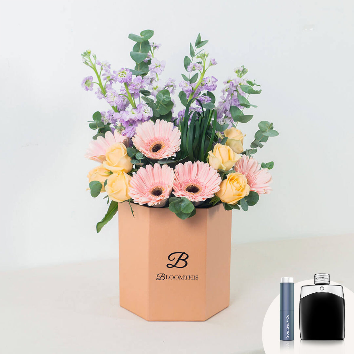 [BloomThis] Naomi Pink Gerbera Flower Box Package
