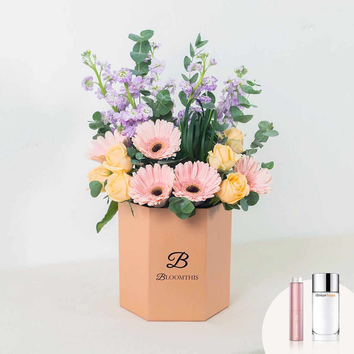 [BloomThis] Naomi Pink Gerbera Flower Box Package