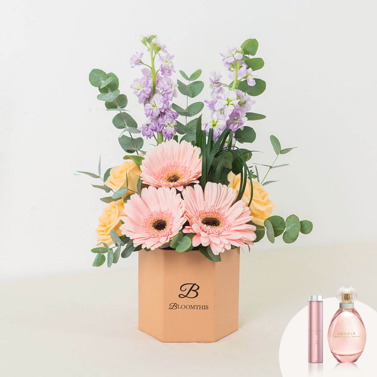 [BloomThis] Naomi Pink Gerbera Flower Box Package