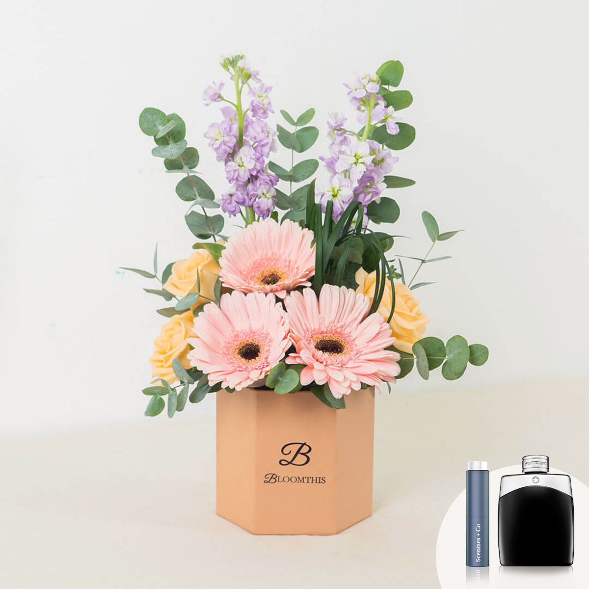 [BloomThis] Naomi Pink Gerbera Flower Box Package