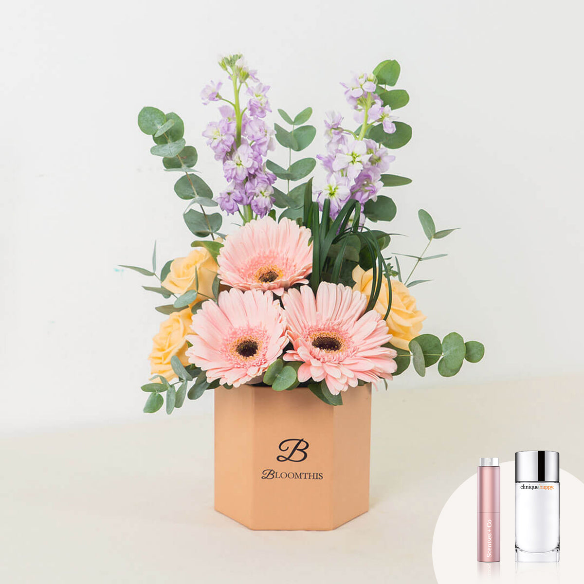 [BloomThis] Naomi Pink Gerbera Flower Box Package