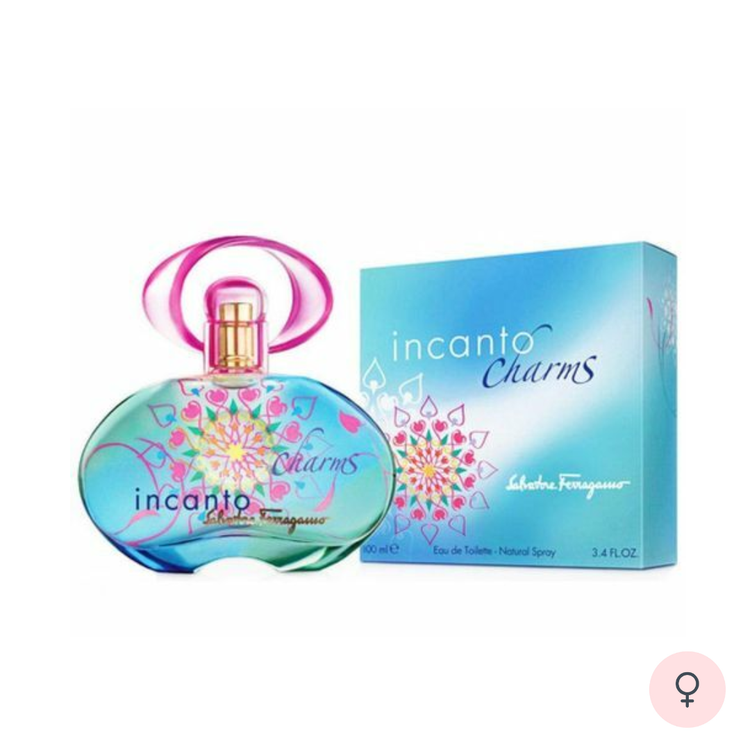 New In Box] Salvatore Ferragamo Incanto Charms – Scentses + Co