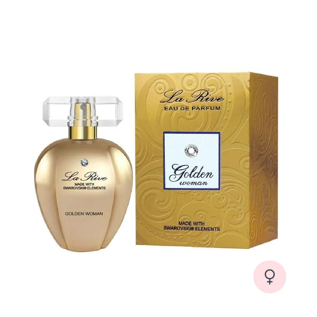 [New In Box] La Rive Golden Swarovski Women EDP