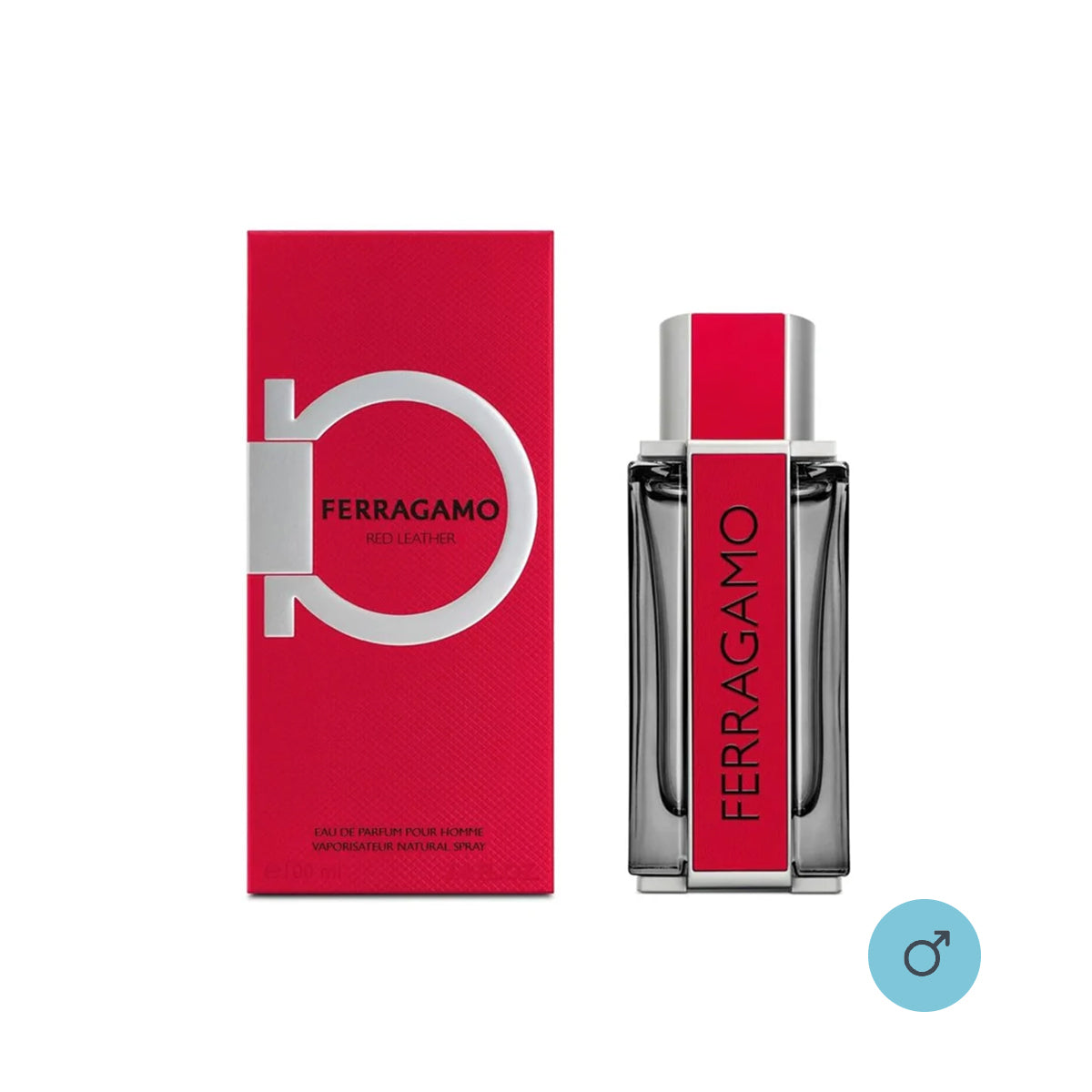 [New In Box] Salvatore Ferragamo Red Leather EDP