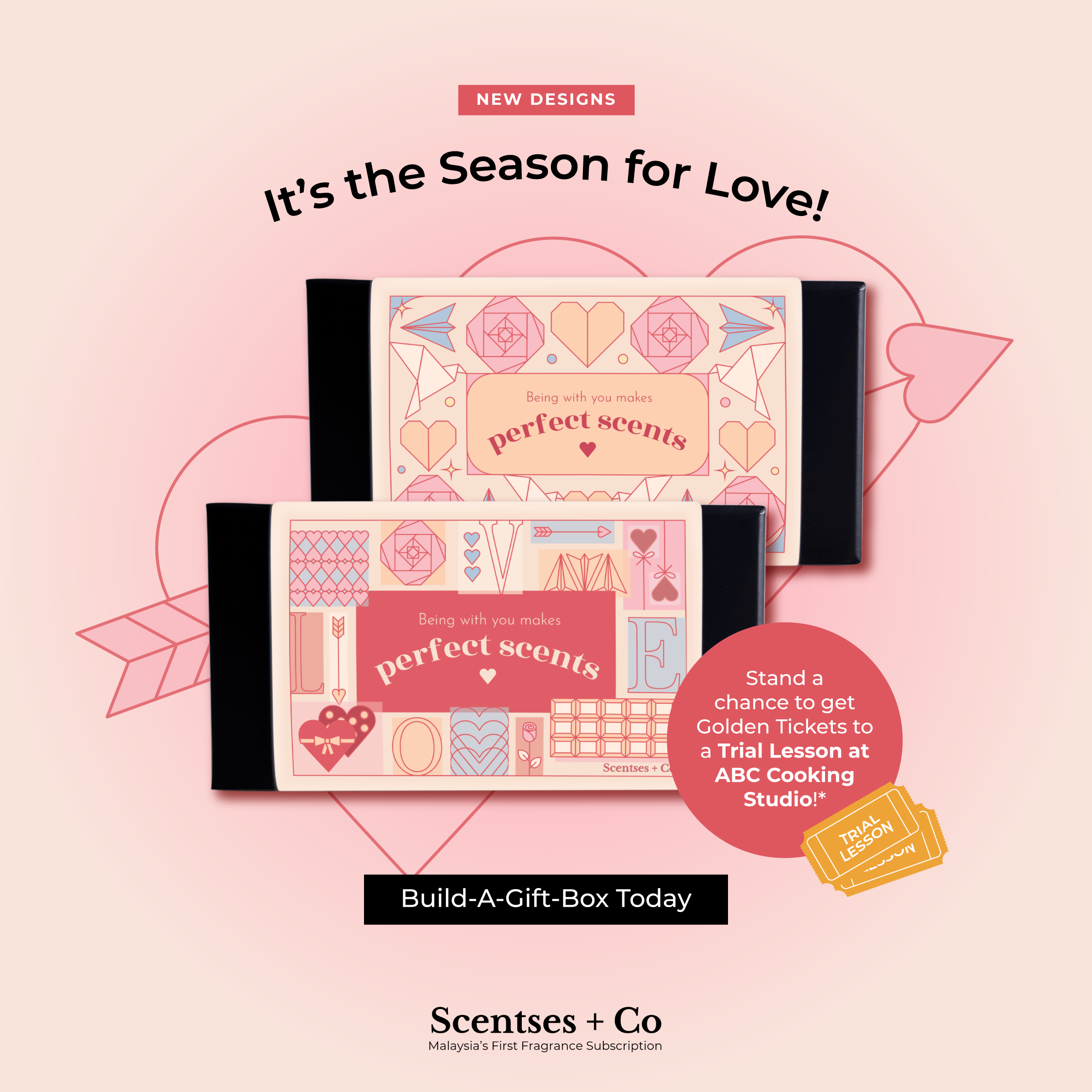[Valentine's Special] Box: Being with you makes perfect scents in Red
