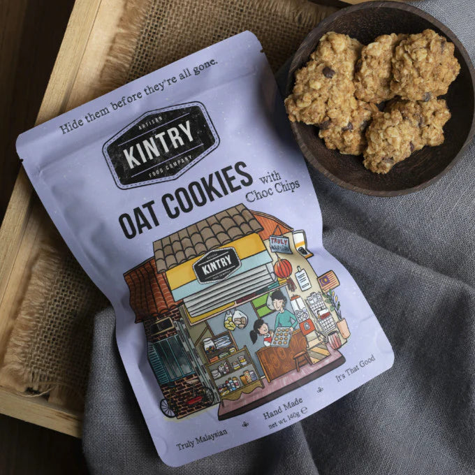 [Healthy Artisan Snacks] Kintry Oat Cookies, Chocolate Hazelnut Granola, Pandan Gula Melaka Granola, Salted Butter Caramel Granola