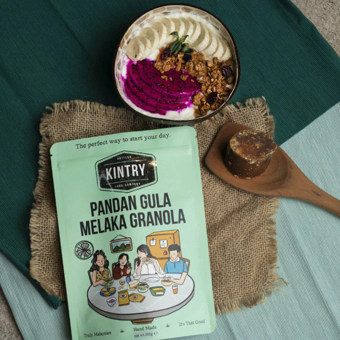 [Healthy Artisan Snacks] Kintry Oat Cookies, Chocolate Hazelnut Granola, Pandan Gula Melaka Granola, Salted Butter Caramel Granola