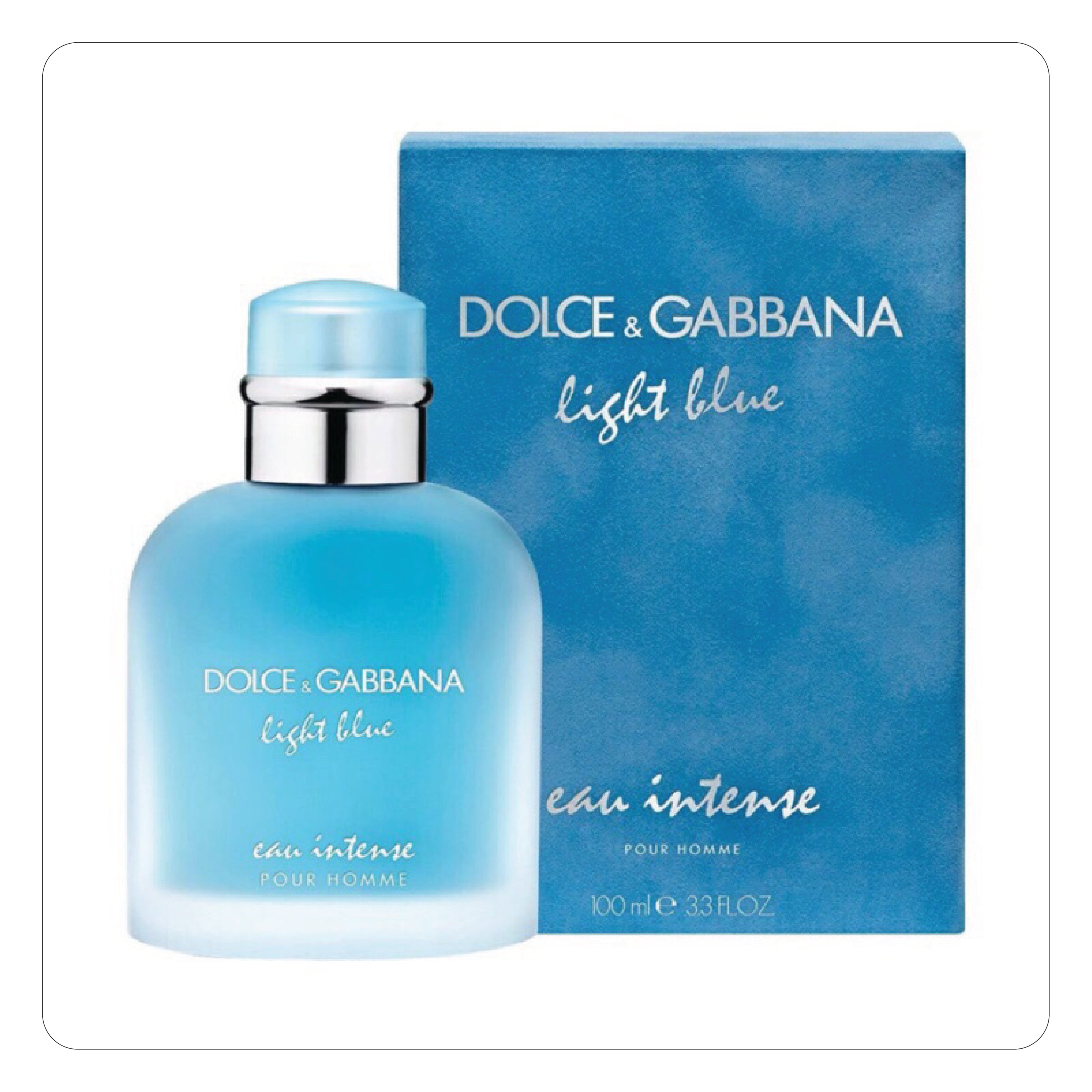 [New in Box Preorder in 1-2 weeks] Dolce & Gabbana Light Blue Eau Intense Pour Homme EDP