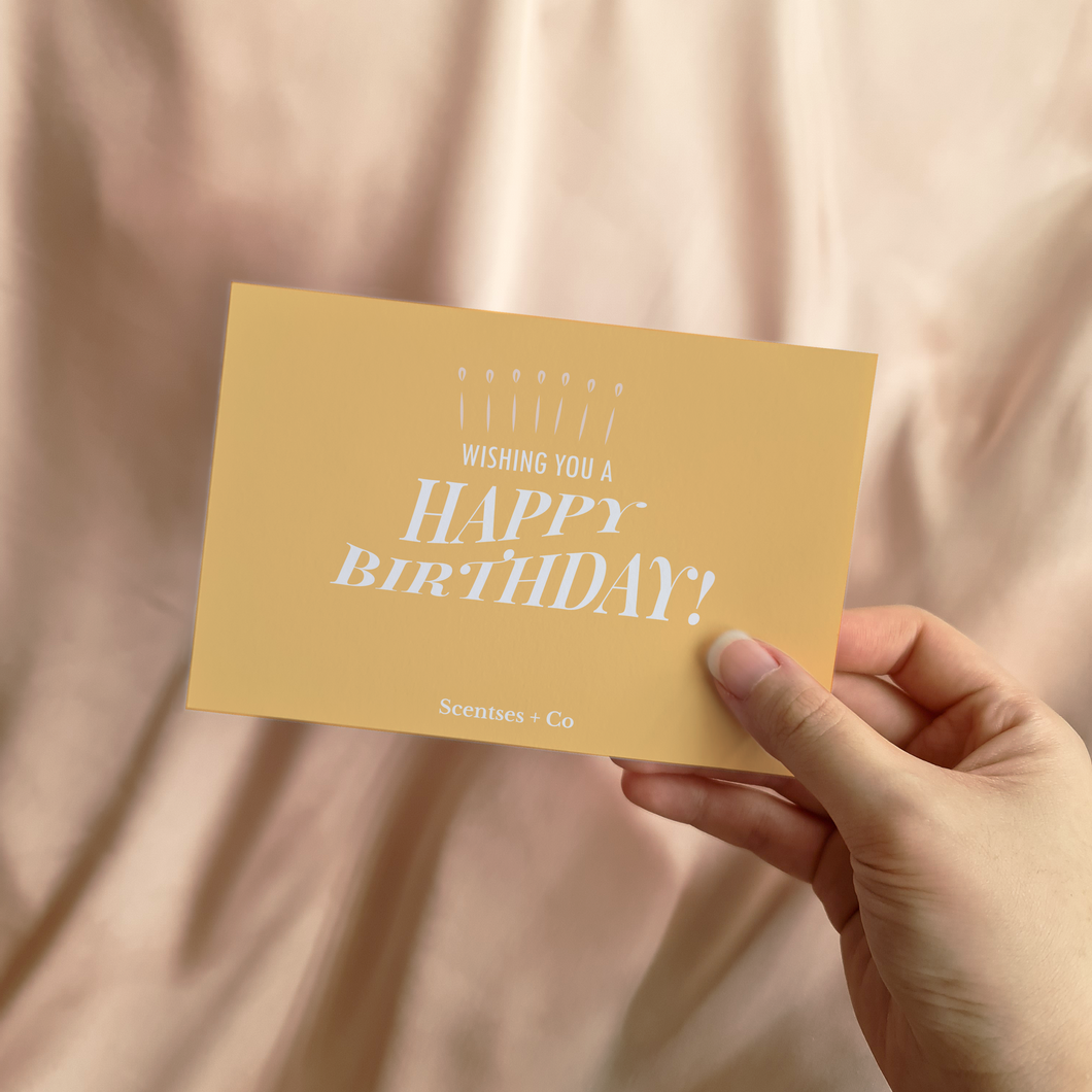 Card: Cake Happy birthday!